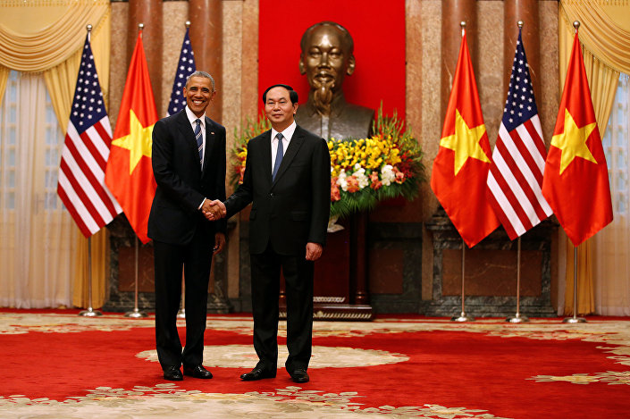 Barack Obama và Trần Đại Quang 