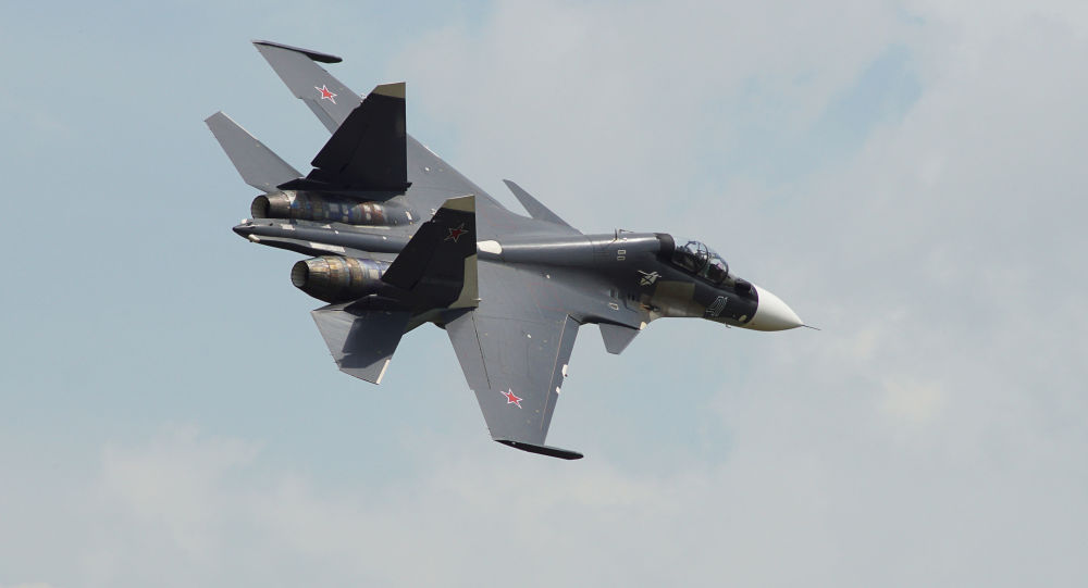 Không quân Hoa Kỳ công bố video bay chặn kèm sát máy bay Su-30 của Nga