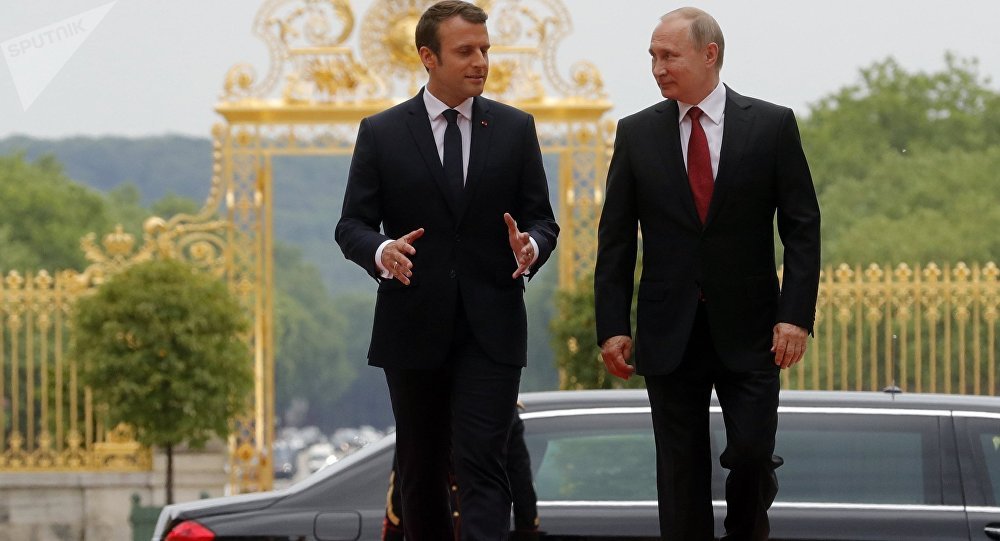 Ông Macron gọi điện thảo luận với ông Putin về Syria và Ukraina