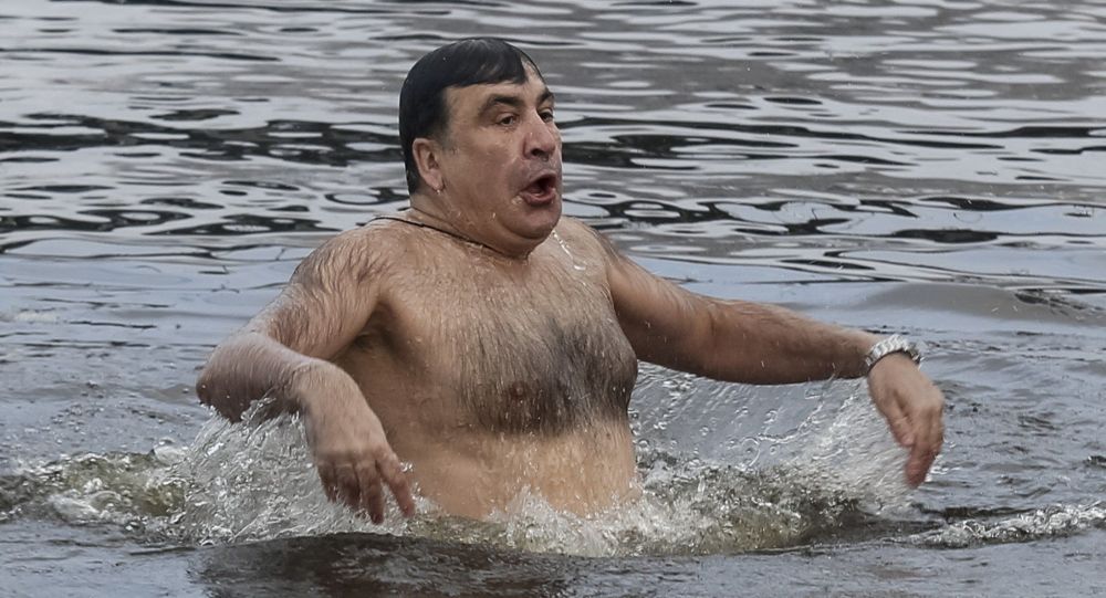 Chế nhạo Saakashvili: 