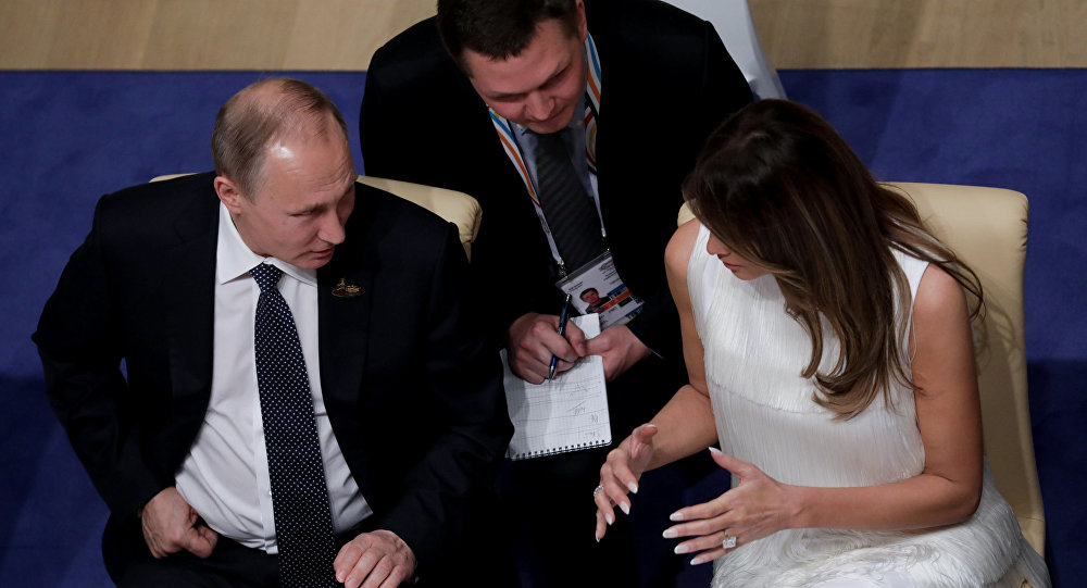 Ông Putin từng “nổ” với bà Melania Trump?