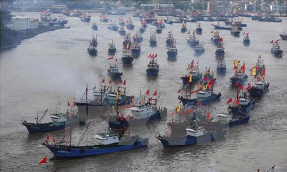 Tàu cá Trung Quốc rời cảng Ninh Ba, tỉnh Chiết Giang thẳng tiến Hoa Đông 