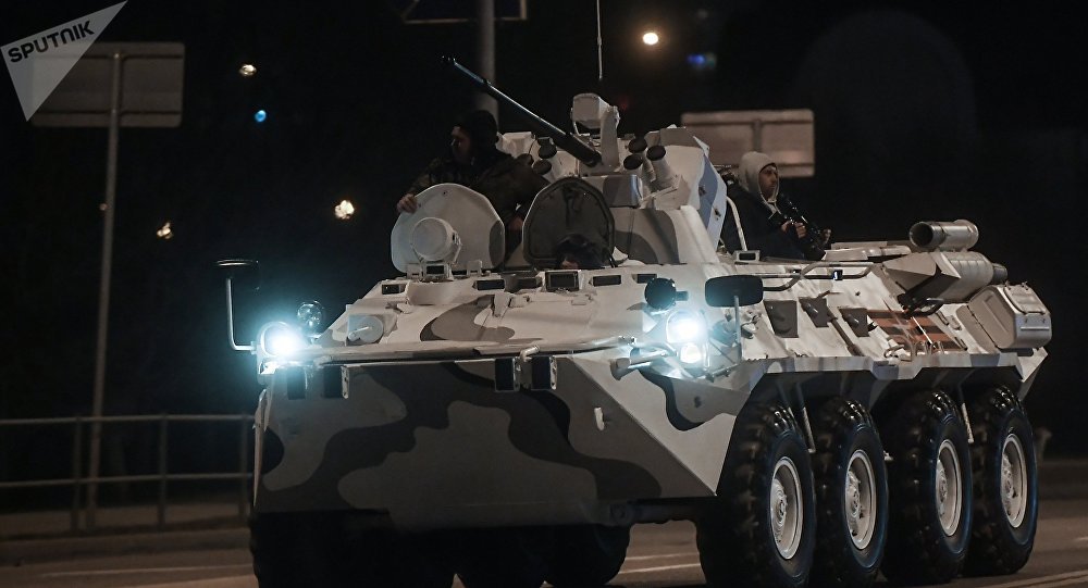 Các trang bị vũ khí tham gia diễu binh Chiến thắng đã tập kết ở Matxcơva